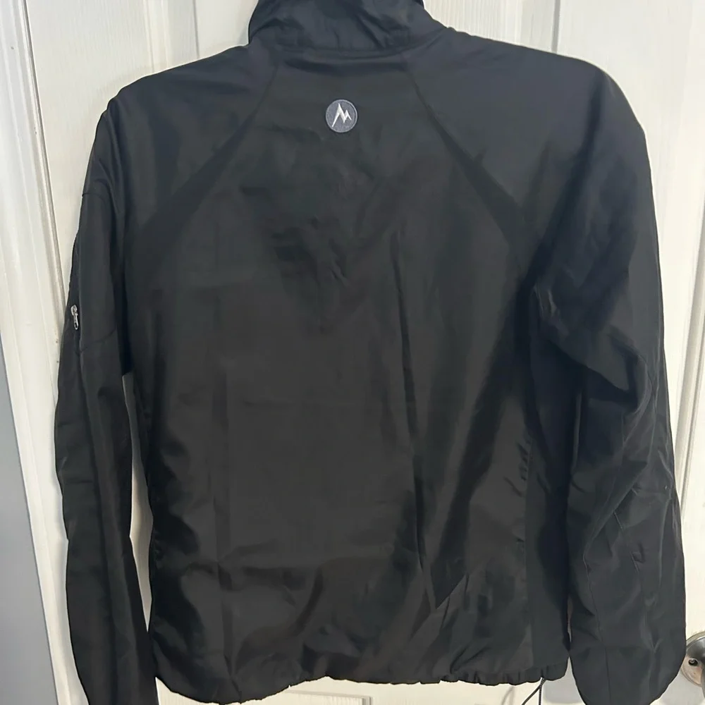 Marmot Black Nylon Blend Jacket Size Small Outdoors Gorpcore